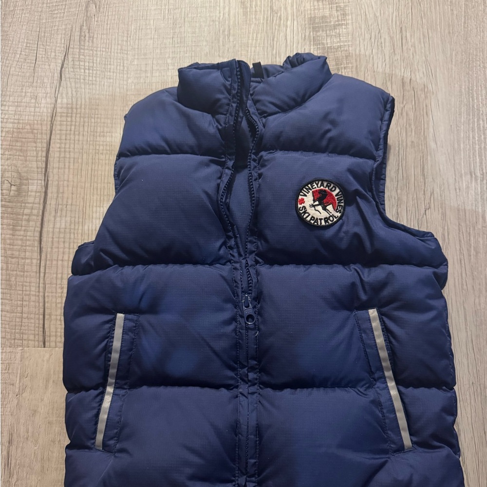 Vineyard Vines Kids Navy Puffer Vest